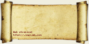 Vladana Aćimović vizit kartica